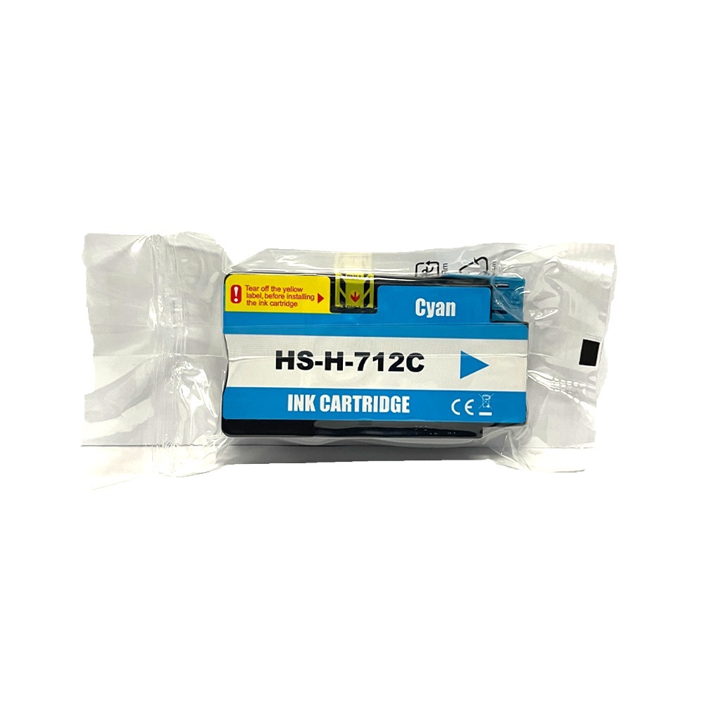 HP 712 藍色 高印量副廠墨水匣《適用 T230 T250 T630 T650》-細節圖2