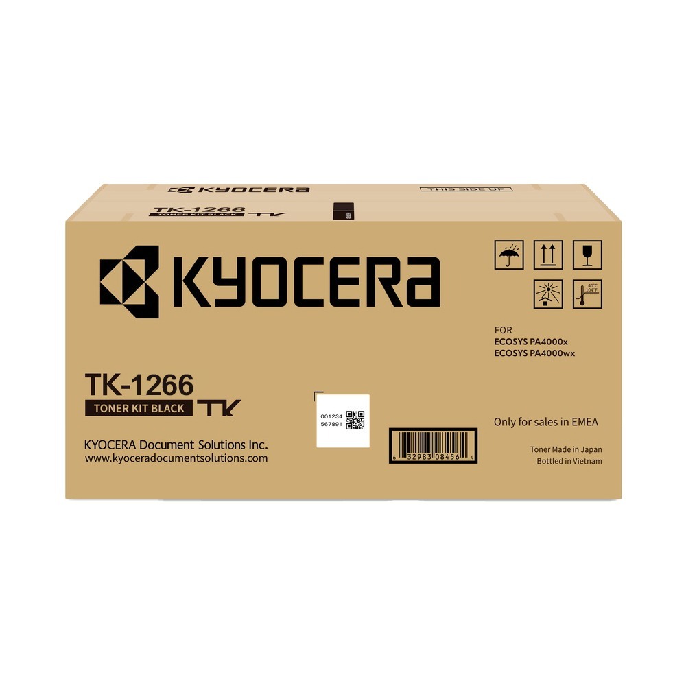 KYOCERA 京瓷 TK-1266 黑色 原廠碳粉匣《適用 PA4000x PA4000wx》-規格圖2