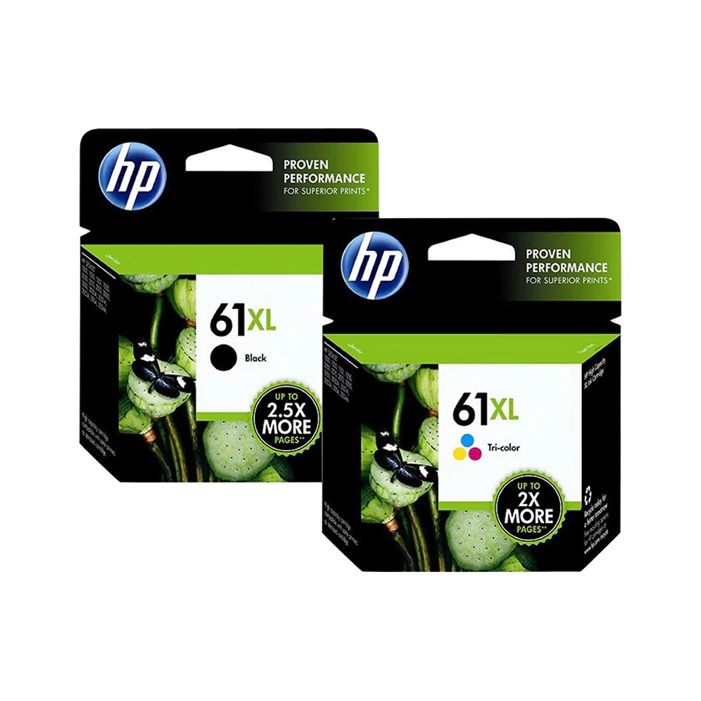 HP 61XL 黑色+彩色 原廠墨水匣《適 1000 1050 2000 2050 3000 2620》-細節圖2