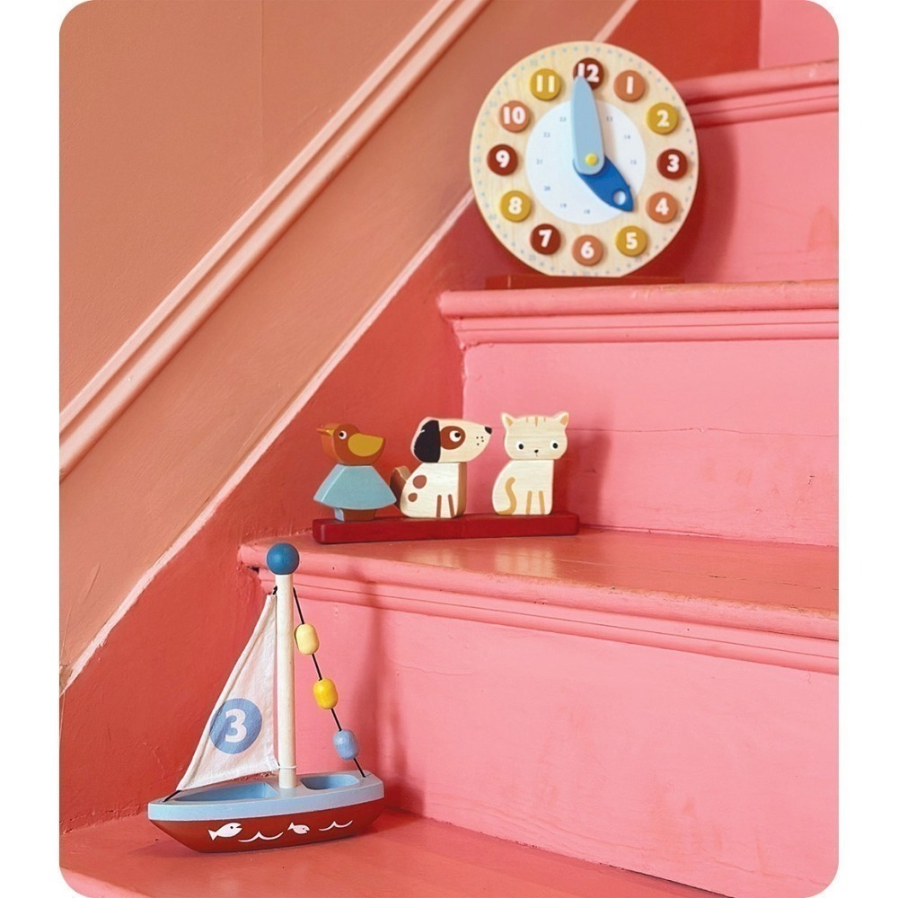 美國 Mentari-可愛寵物疊疊樂(木製玩具/手眼協調)-細節圖4