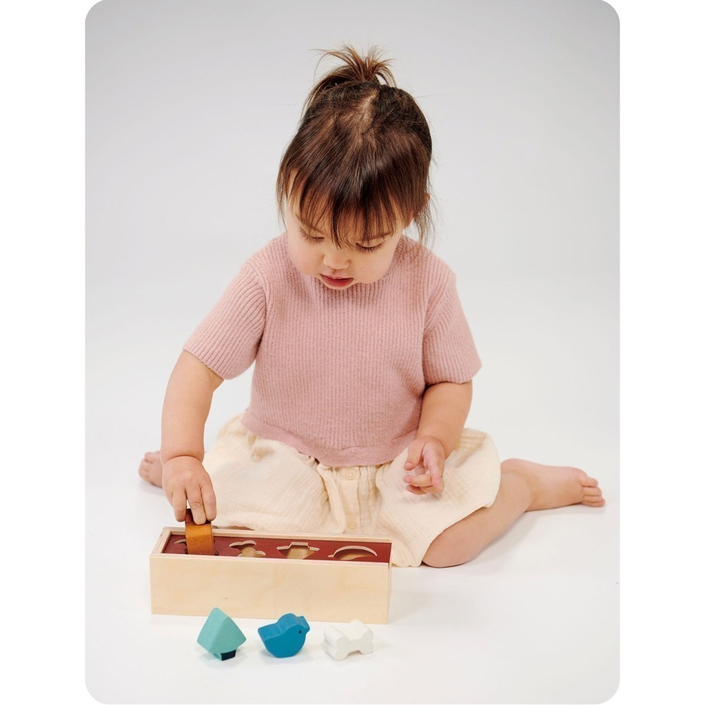 美國 Mentari-可愛動物配對盒(木製玩具/認知發展)-細節圖2