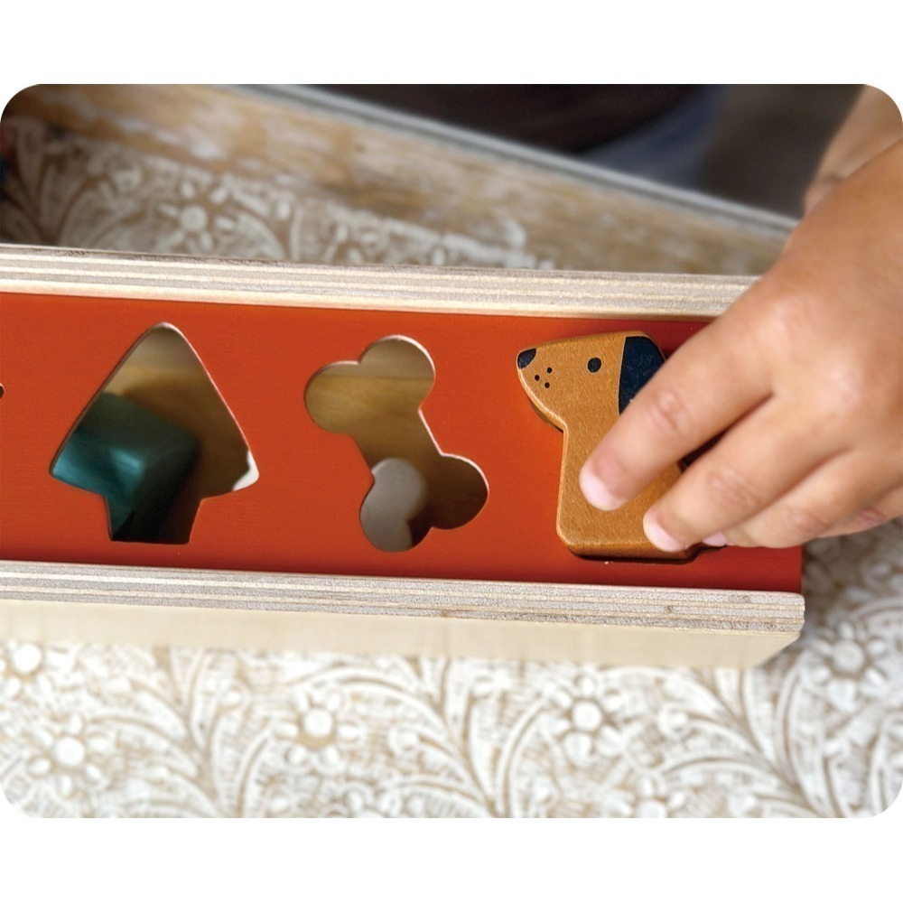 美國 Mentari-可愛動物配對盒(木製玩具/認知發展)-細節圖6