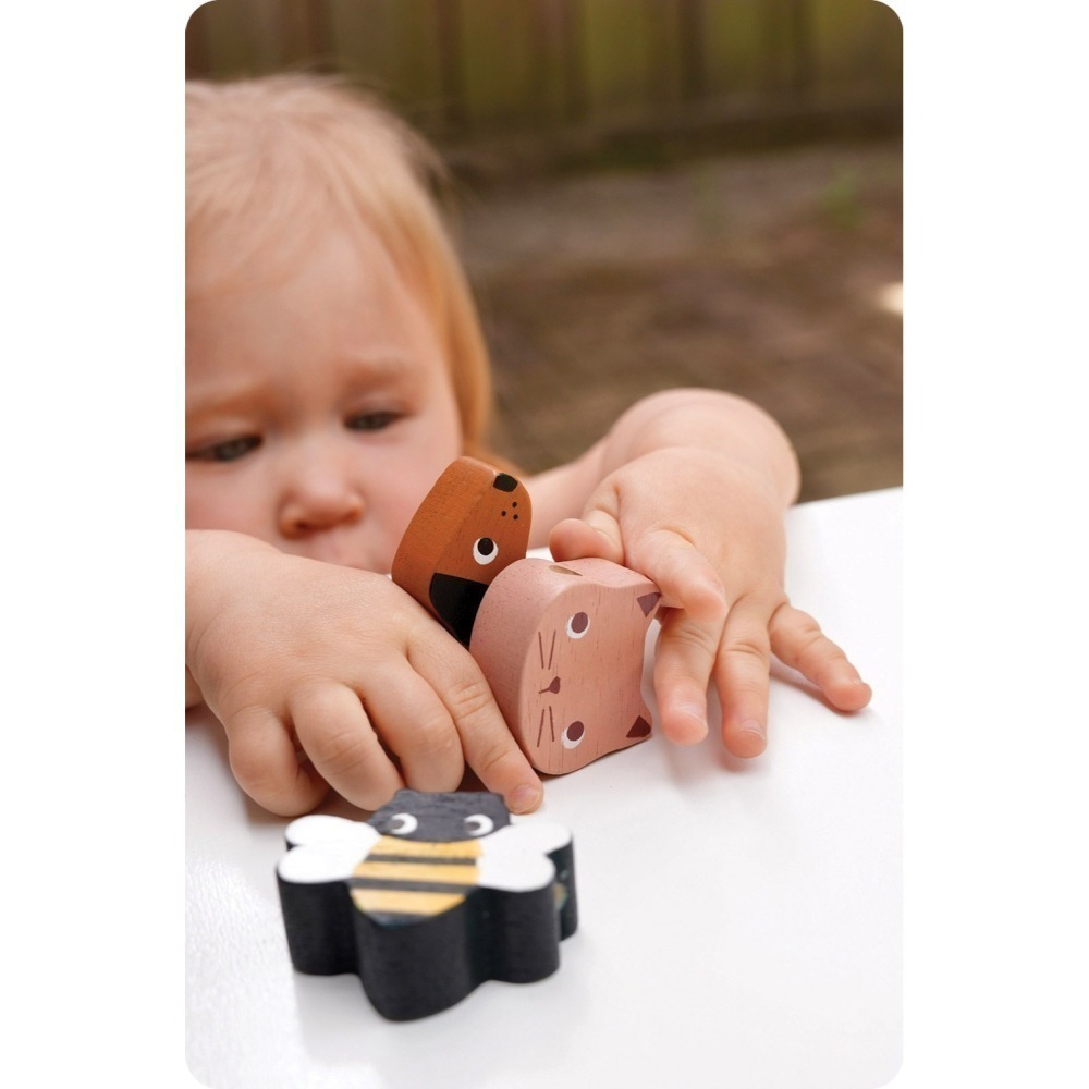 美國 Mentari-花園生態串串樂(木製玩具/手眼協調)-細節圖6