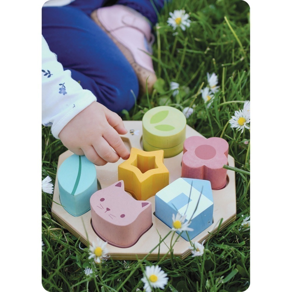 美國 Mentari-感統益智積木(木製玩具/認知發展/拼圖)-細節圖2