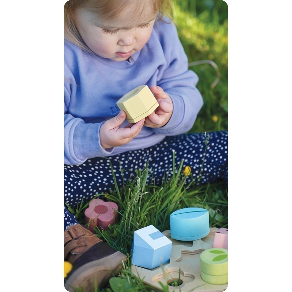 美國 Mentari-感統益智積木(木製玩具/認知發展/拼圖)-細節圖4