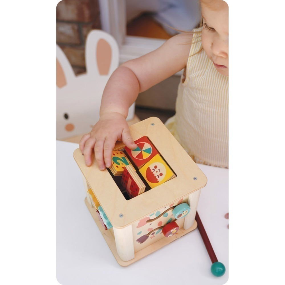 美國 Mentari-多功能感統益智箱(木製玩具/幼兒啟蒙)-細節圖9