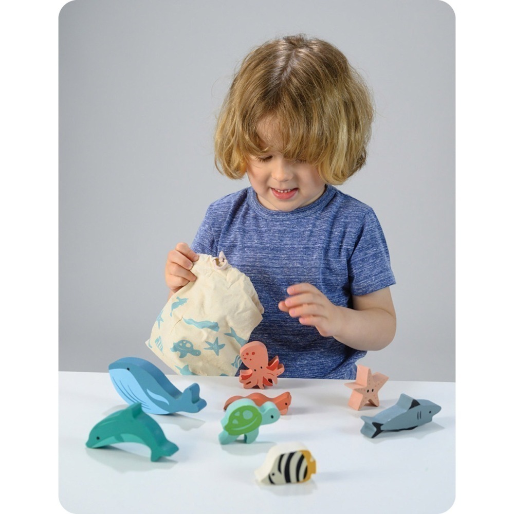 美國 Mentari-海洋探索疊疊樂(木製玩具/手眼協調)-細節圖6