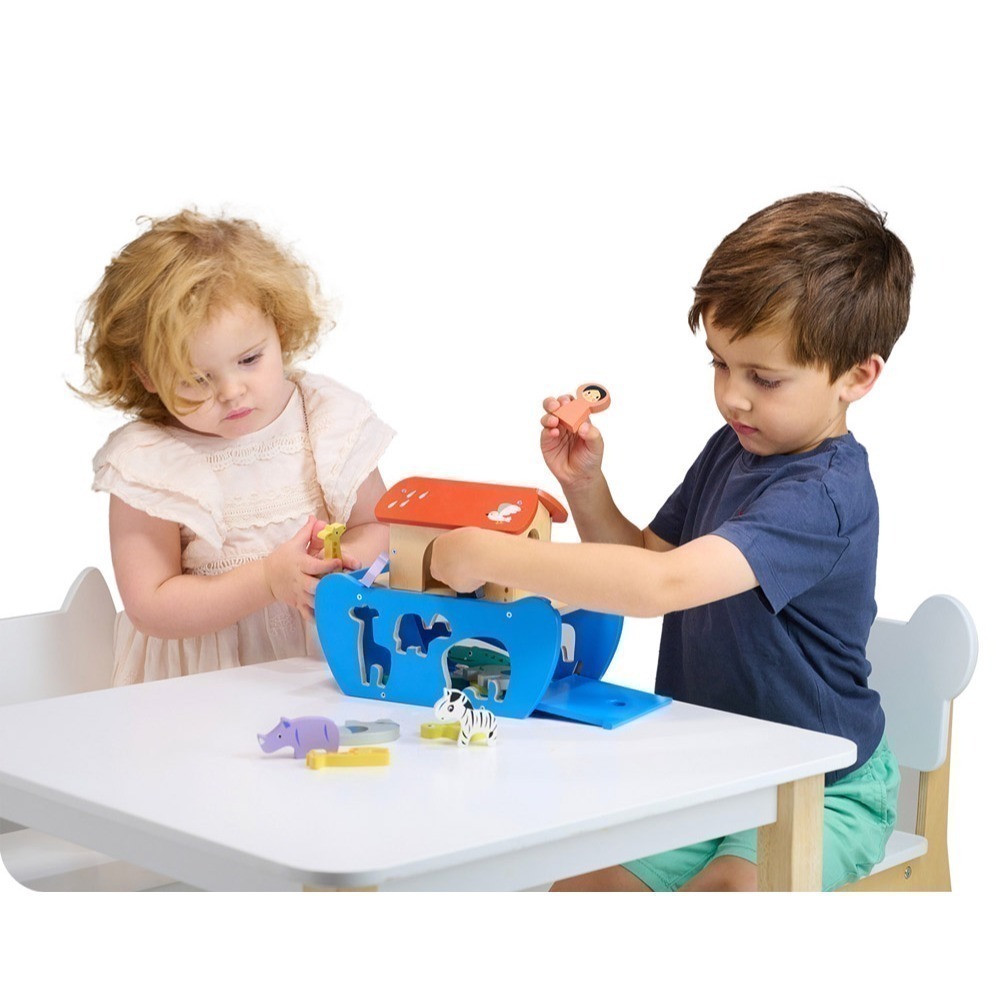 美國 Mentari-諾亞方舟啟航記(木製玩具/認知發展)-細節圖4