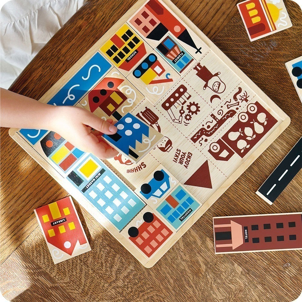 美國 Mentari-小小職人認知組(木製教具/認知發展/拼圖)-細節圖5