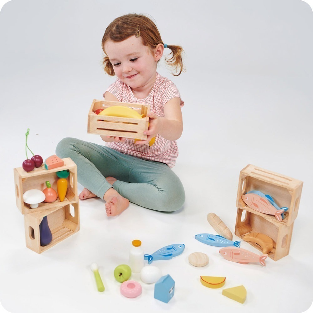 美國 Mentari-烘焙麵包木盒(木製玩具/角色扮演)-細節圖4