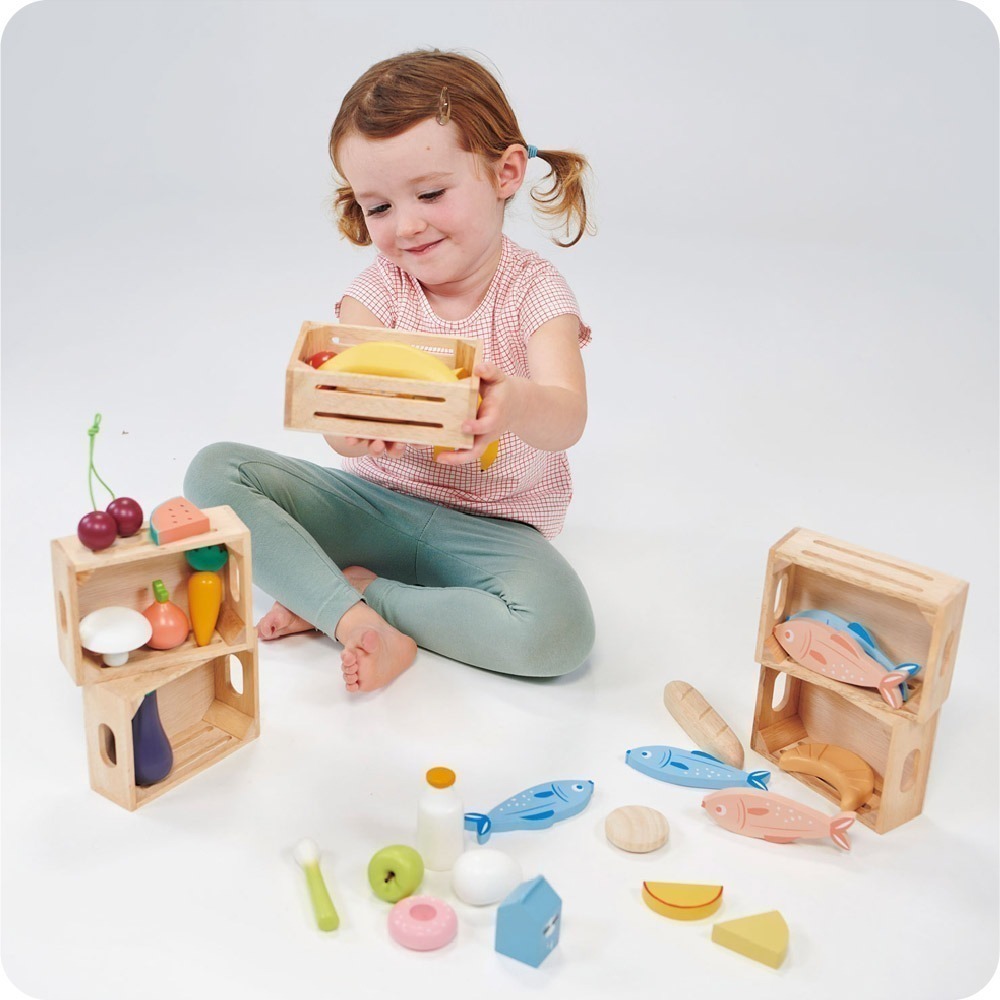 美國 Mentari-香甜水果木盒(木製玩具/角色扮演)-細節圖4