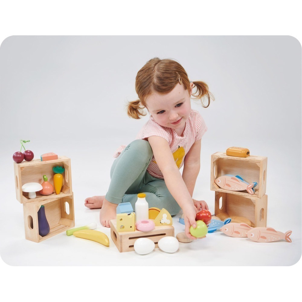 美國 Mentari-香甜水果木盒(木製玩具/角色扮演)-細節圖5