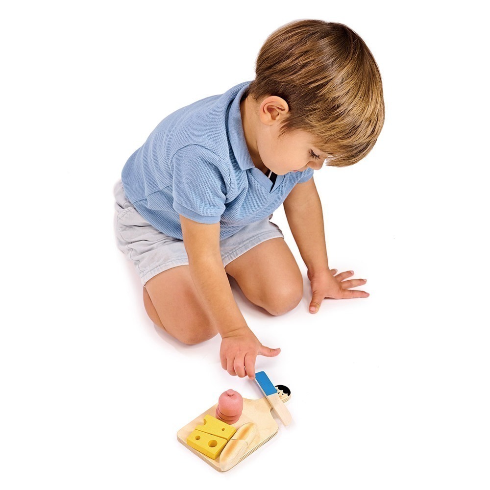 美國 Mentari-美味輕食切切樂(木製玩具/角色扮演)-細節圖2