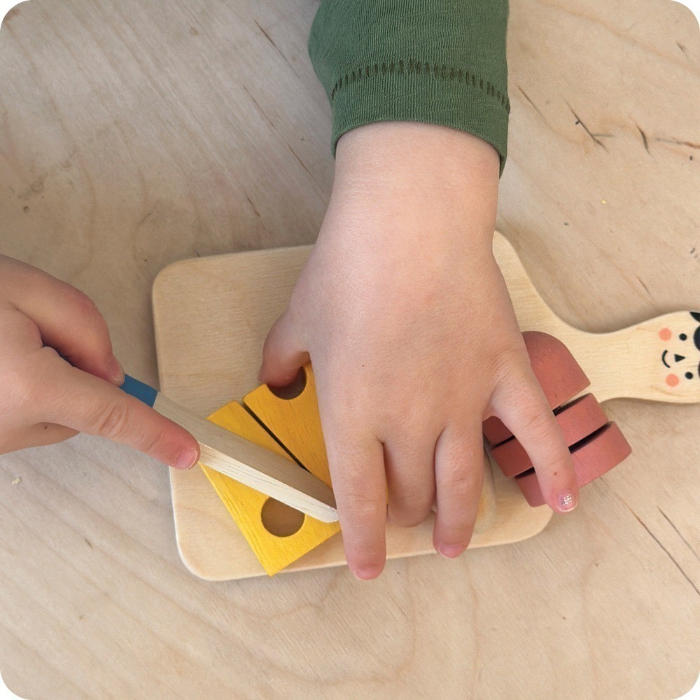 美國 Mentari-美味輕食切切樂(木製玩具/角色扮演)-細節圖6