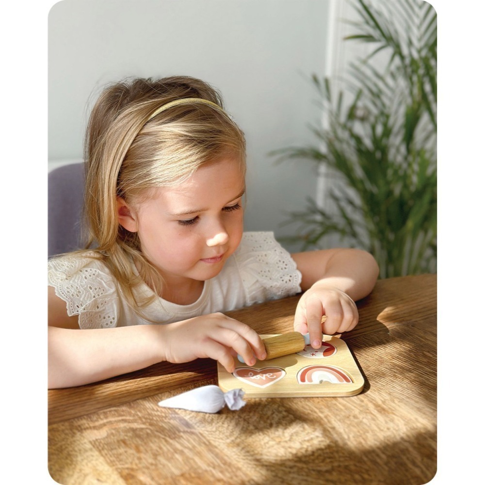 美國 Mentari-糖霜餅乾組(木製玩具/角色扮演)-細節圖2