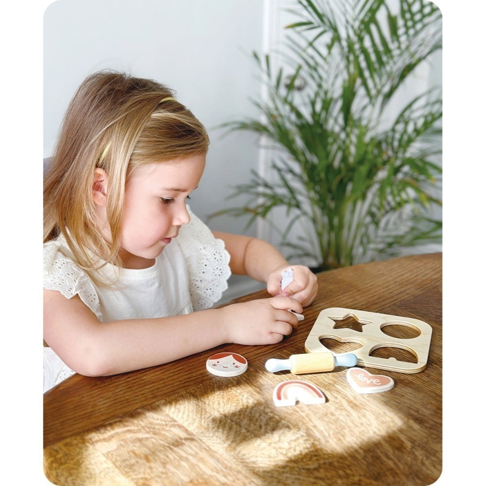 美國 Mentari-糖霜餅乾組(木製玩具/角色扮演)-細節圖4