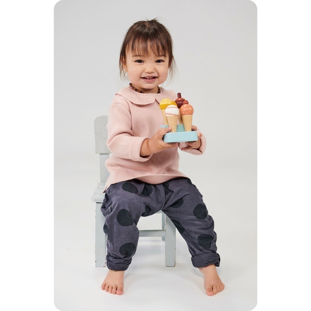 美國 Mentari-夏日冰淇淋組(木製玩具/角色扮演)-細節圖2