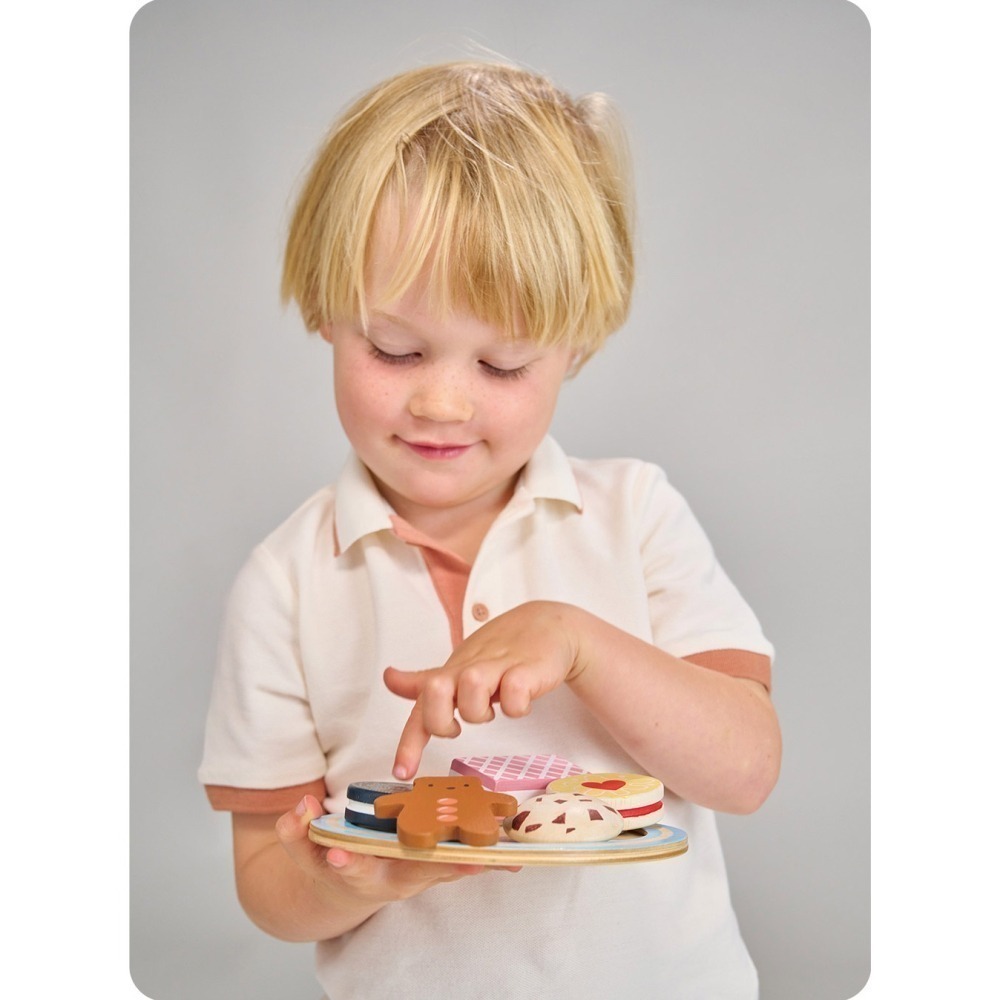 美國 Mentari-餅乾午茶組(木製玩具/角色扮演)-細節圖3