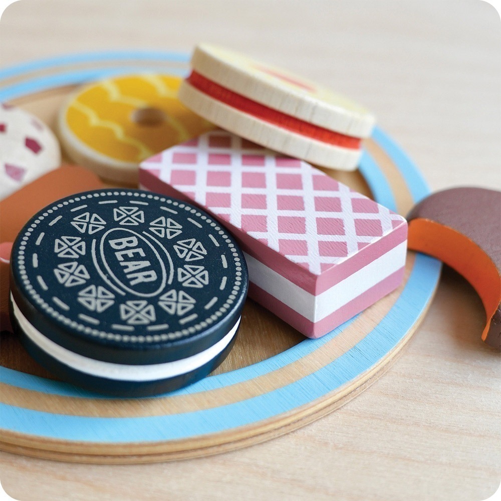 美國 Mentari-餅乾午茶組(木製玩具/角色扮演)-細節圖6