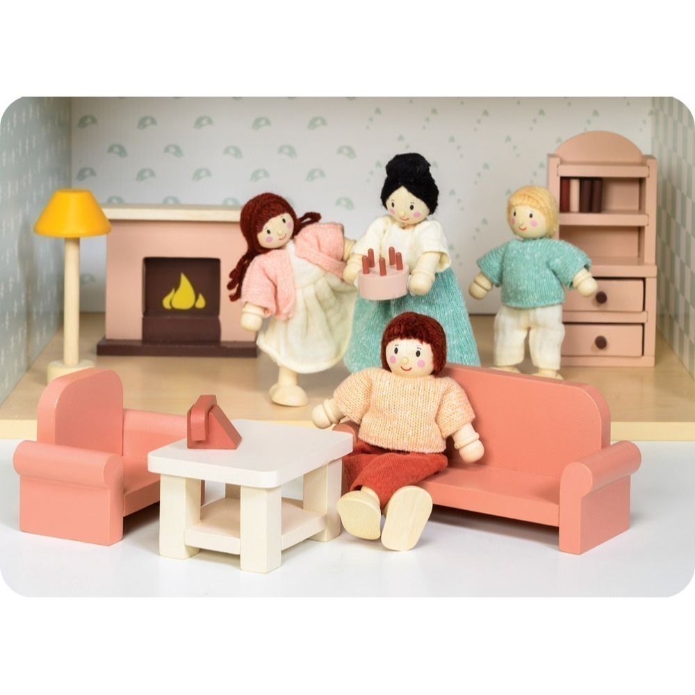 美國 Mentari-歐式壁爐家具組(木製玩具/角色扮演)-細節圖2