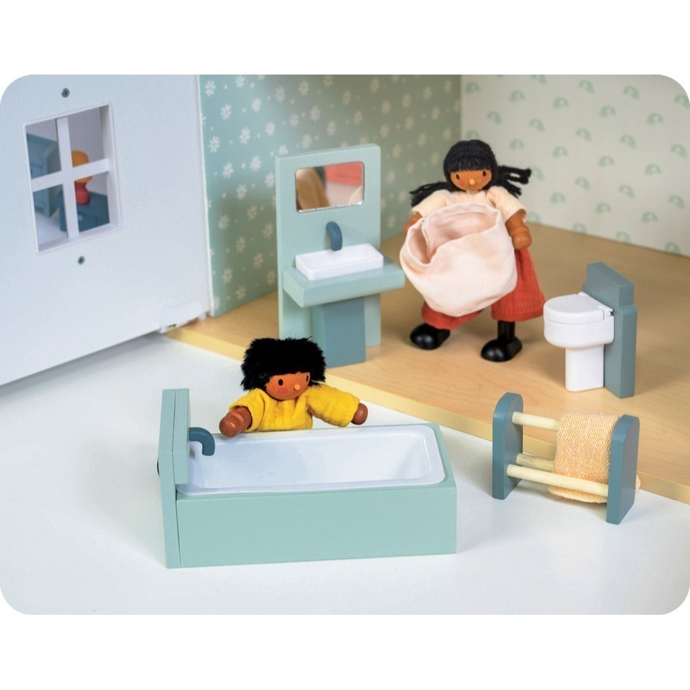 美國 Mentari-歐式典雅浴室(木製玩具/角色扮演)-細節圖2