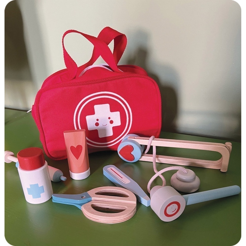 美國 Mentari-護理急救診療包(木製玩具/角色扮演)-細節圖7