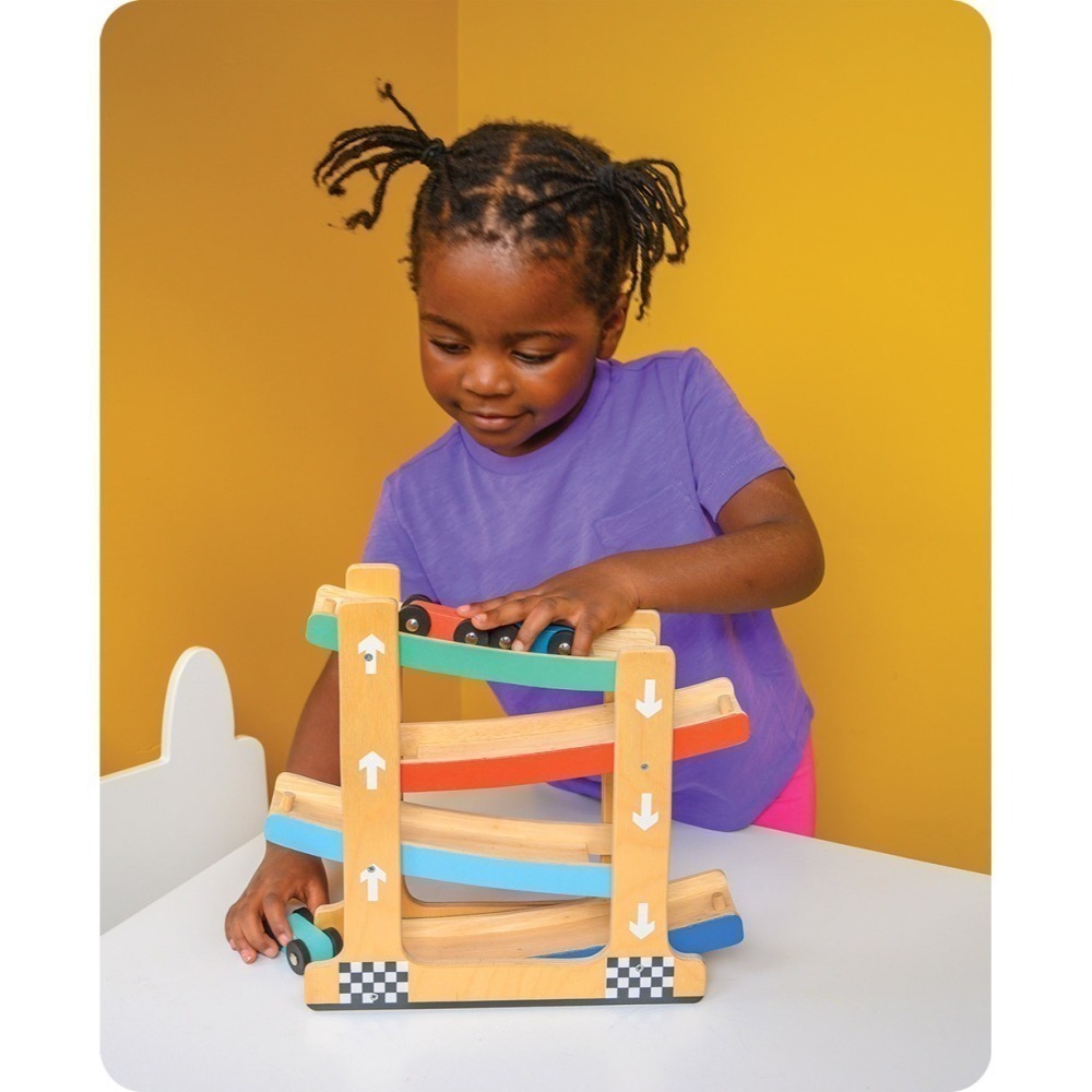 美國 Mentari-坡道競速小車隊(木製玩具/玩具車)-細節圖5