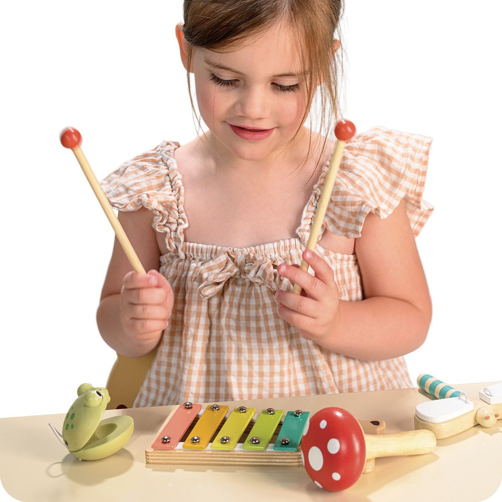 美國 Mentari 可愛動物樂器組(木製玩具/樂器/感覺統合-細節圖2