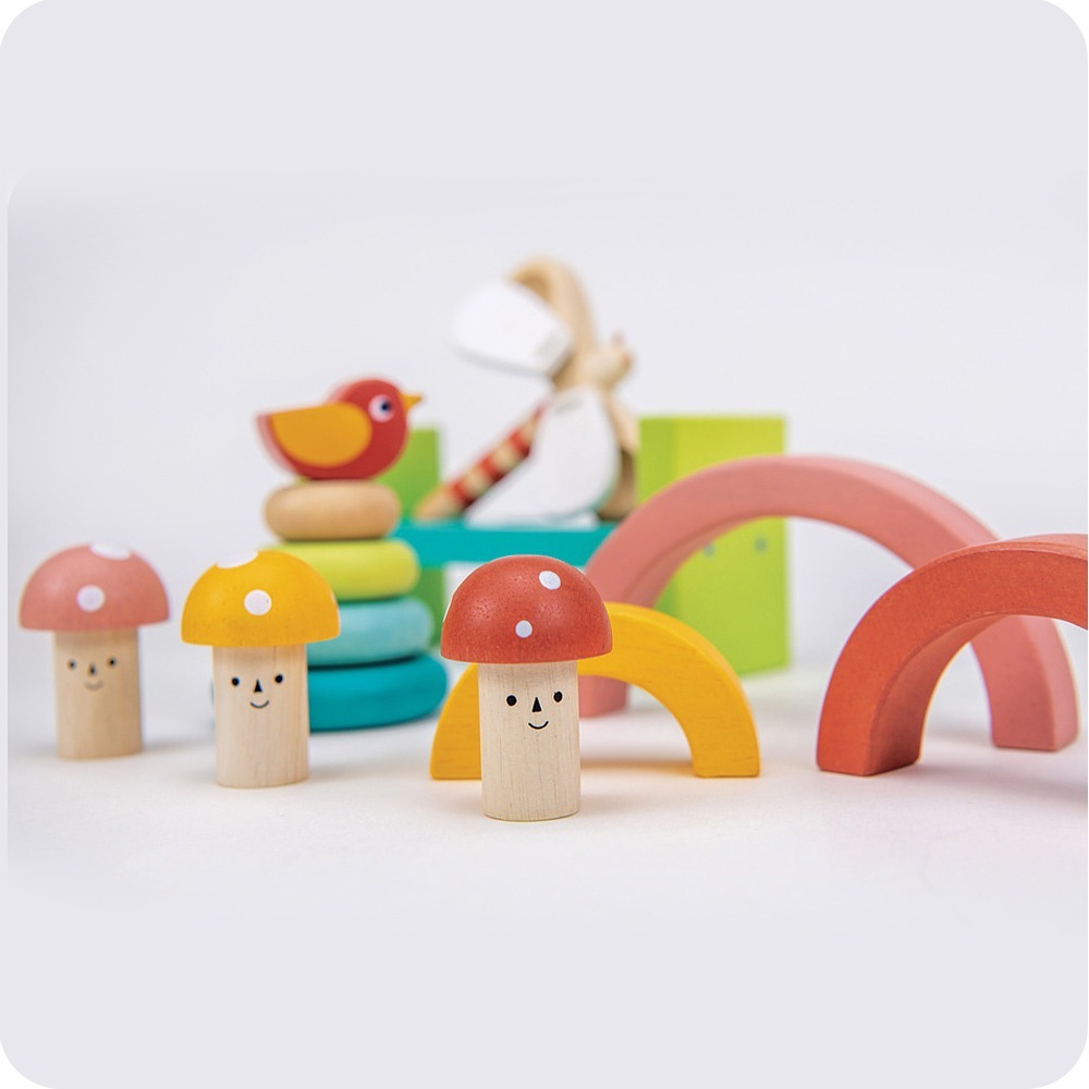 美國 Mentari  感統木育啟蒙組(18個月)(木製玩具/感覺統合/認知發展)-細節圖4