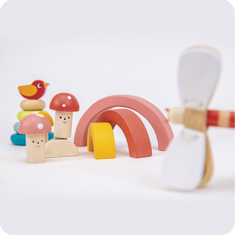 美國 Mentari  感統木育啟蒙組(18個月)(木製玩具/感覺統合/認知發展)-細節圖5