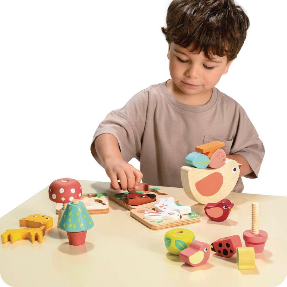 美國 Mentari 感統木育啟蒙組(24個月)(木製玩具/感覺統合/認知發展)-細節圖7