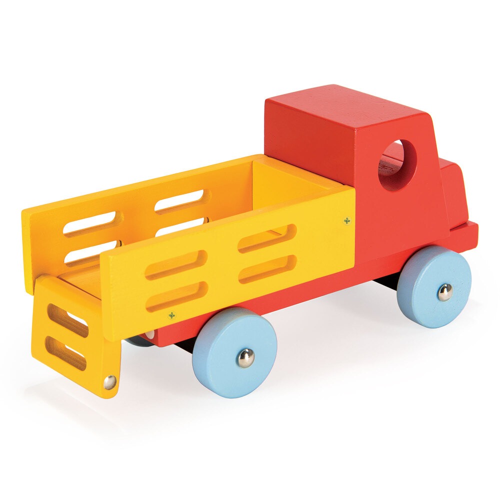 【美國 Mentari】活力運輸卡車(木製玩具/交通工具/工程車)-細節圖6