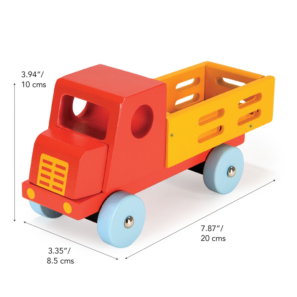 【美國 Mentari】活力運輸卡車(木製玩具/交通工具/工程車)-細節圖10