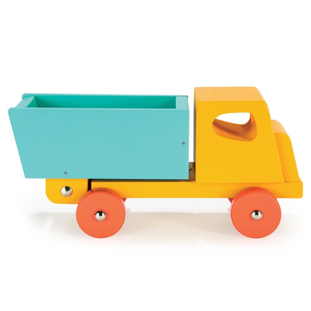 美國 Mentari 陽光翻斗貨車(木製玩具/交通工具/工程車)-細節圖6