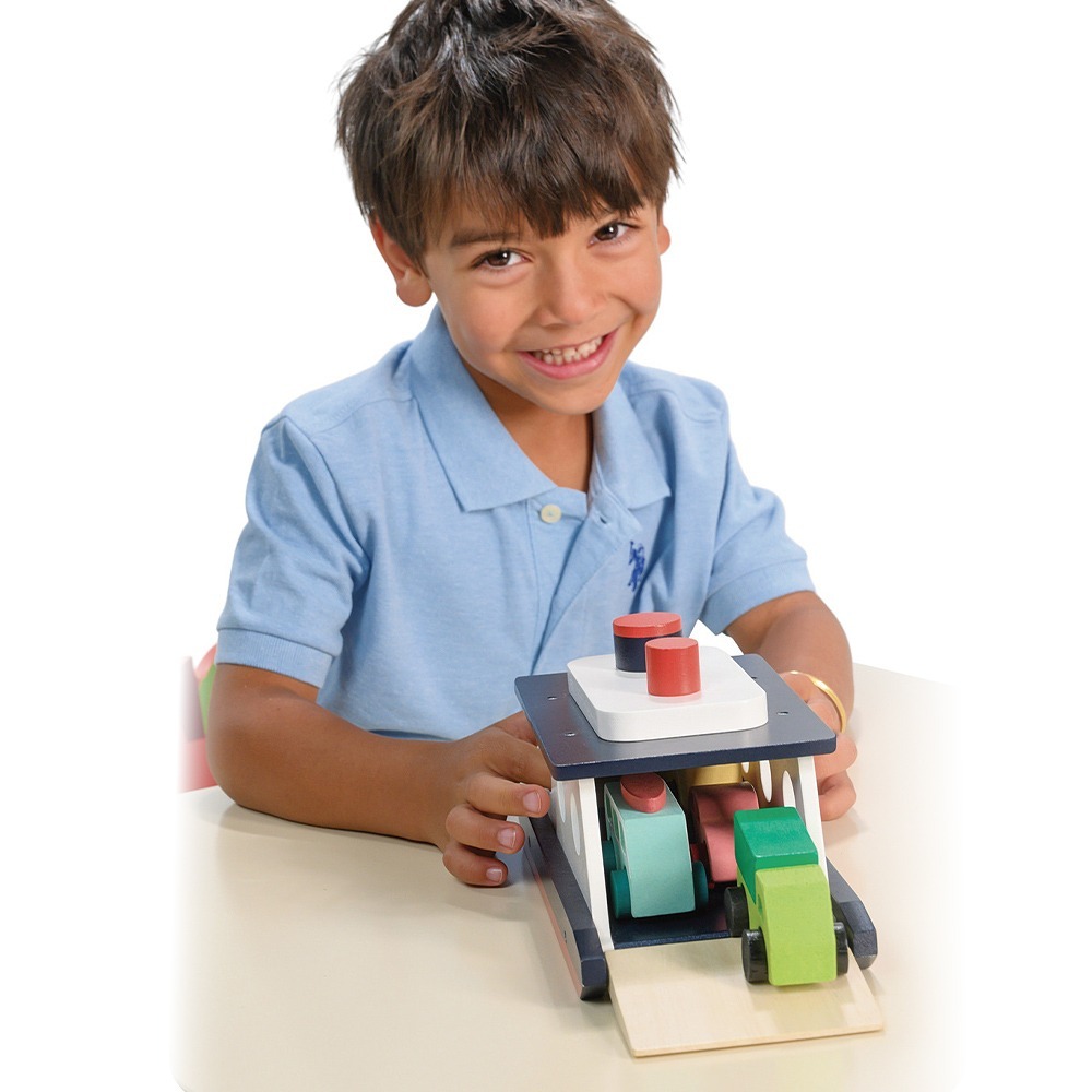 美國 Mentari  運輸渡輪(木製玩具/交通工具/玩具船)-細節圖6