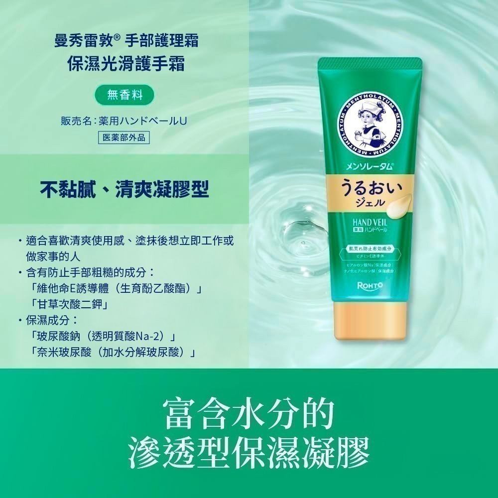 樂敦 曼秀雷敦 護手霜 Hand Veil 日本製 現貨-細節圖2