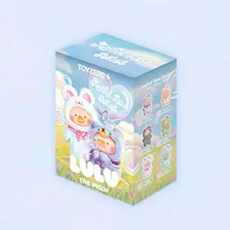 罐頭豬Lulu 美好時光 膠臉掛件毛絨 盲盒 二代 Lulu豬 LULU THE PIGGY-規格圖1