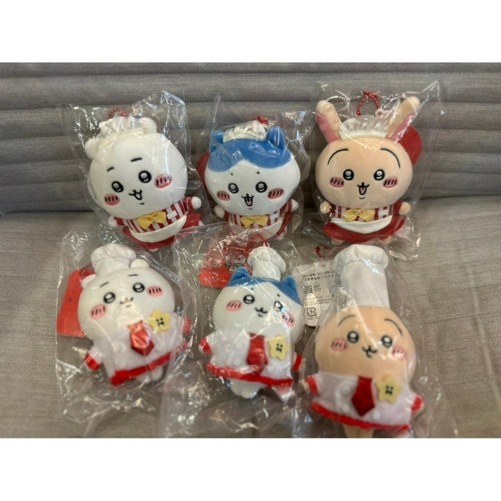 日本代購 吉伊卡哇 餐廳系列 廚師系列 吊飾 掛件 chiikawa 吉伊 小八 烏薩奇 兔兔-細節圖6