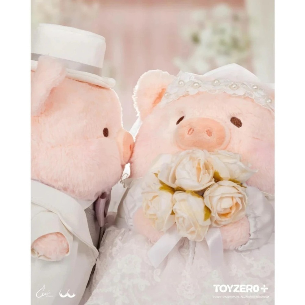 LuLu 結婚公仔 西式婚禮 LULU豬 婚禮豬 罐頭豬-細節圖2