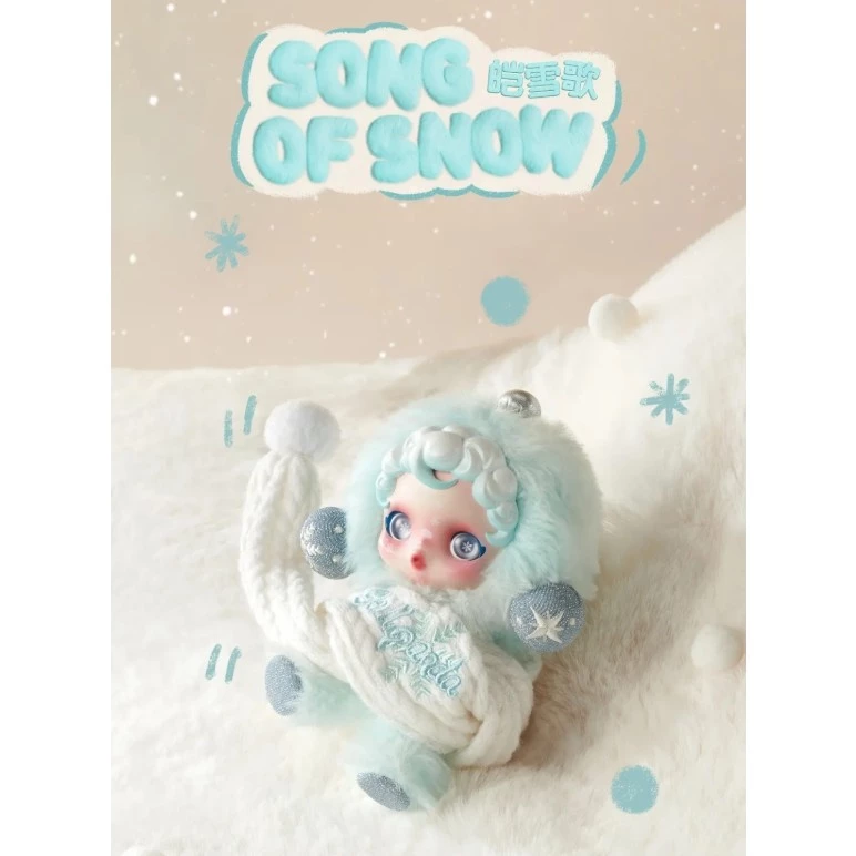 POPMART泡泡瑪特 SKULLPANDA 冬日樂章 毛絨公仔 SP搪膠 掛件 一中盒 盲盒 POPMART-細節圖3