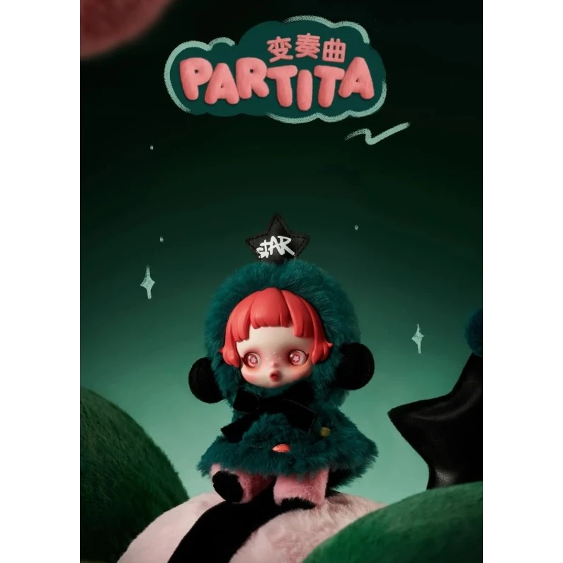 POPMART泡泡瑪特 SKULLPANDA 冬日樂章 毛絨公仔 SP搪膠 掛件 一中盒 盲盒 POPMART-細節圖5