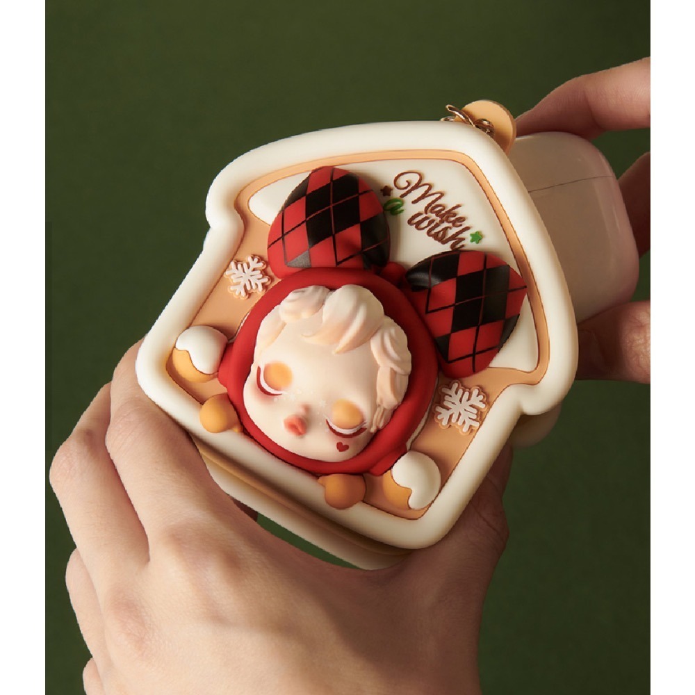 POPMART泡泡瑪特 SKULLPANDA 許願時間到 耳機包 SP耳機包 聖誕節-細節圖2