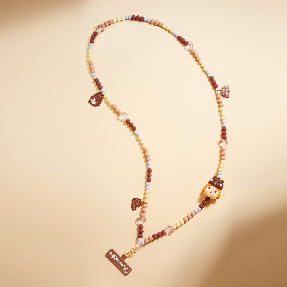 POPMART泡泡瑪特 CRYBABY 愛神的眼淚 哭娃 手機鍊 手機掛繩 盲盒-細節圖3