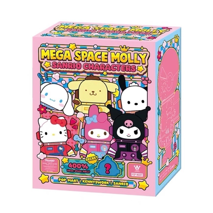 POPMART泡泡瑪特 三麗鷗 Molly 400% kitty 確認款-細節圖2