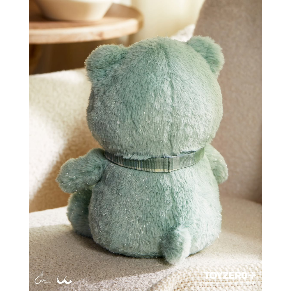 香港限定 罐頭豬LuLu 泰迪LuLu  薄荷綠 25cm 白色 14cm-細節圖6