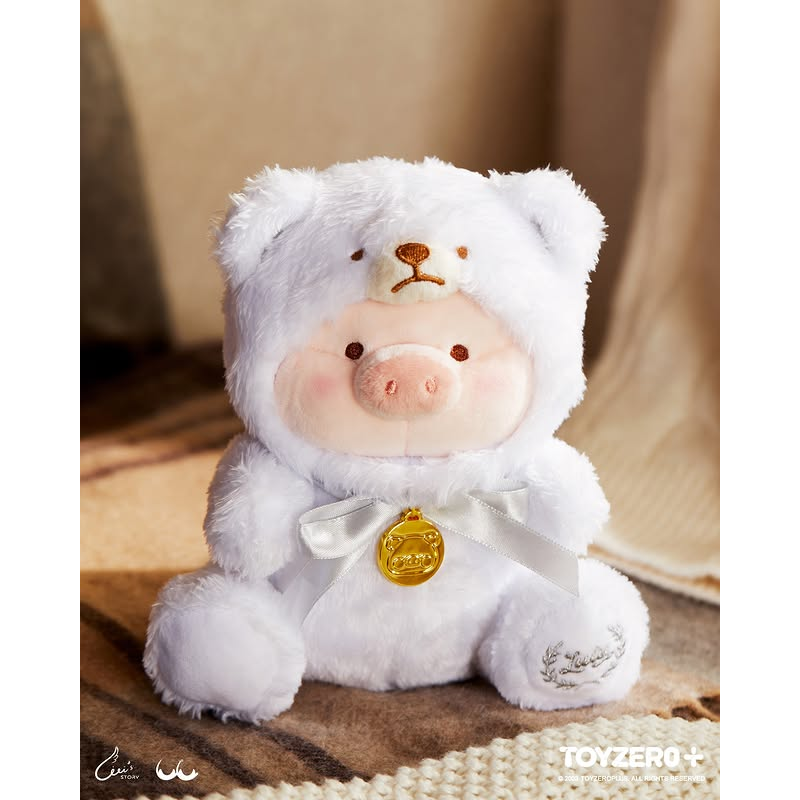 香港限定 罐頭豬LuLu 泰迪LuLu  薄荷綠 25cm 白色 14cm-細節圖7