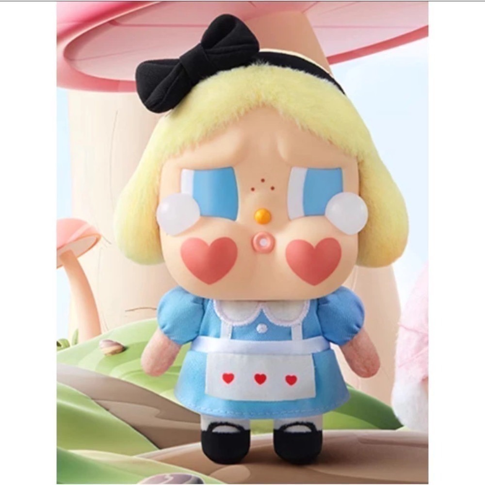 POPMART泡泡瑪特 Crybaby 哭娃 眼淚工廠 搪膠掛件 毛絨搪膠 盲盒-規格圖5