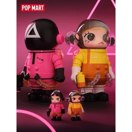 POPMART MEGA SPACE MOLLY 400%+100% 500% 魷魚遊戲 (客訂刷卡賣場)-規格圖1