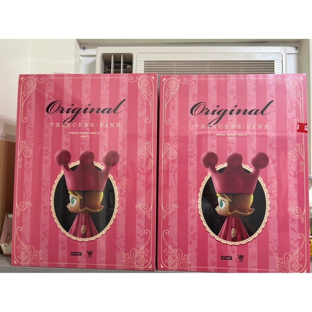 POPMART 泡泡瑪特 Molly 樂園限定 粉色 誕生公主 400% molly公主 誕生粉(樂園限定款)-細節圖3