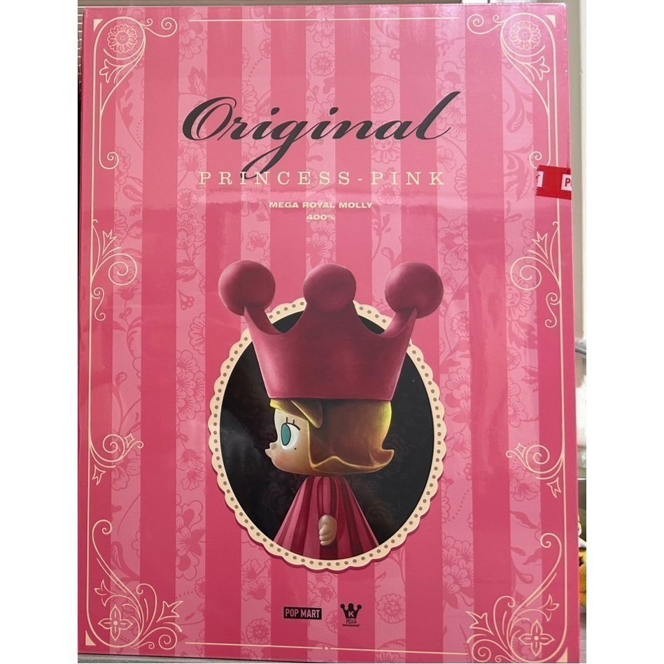 POPMART 泡泡瑪特 Molly 樂園限定 粉色 誕生公主 400% molly公主 誕生粉(樂園限定款)-規格圖6